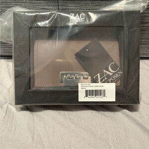 ZAC Zac Posen Taupe Card Holder
